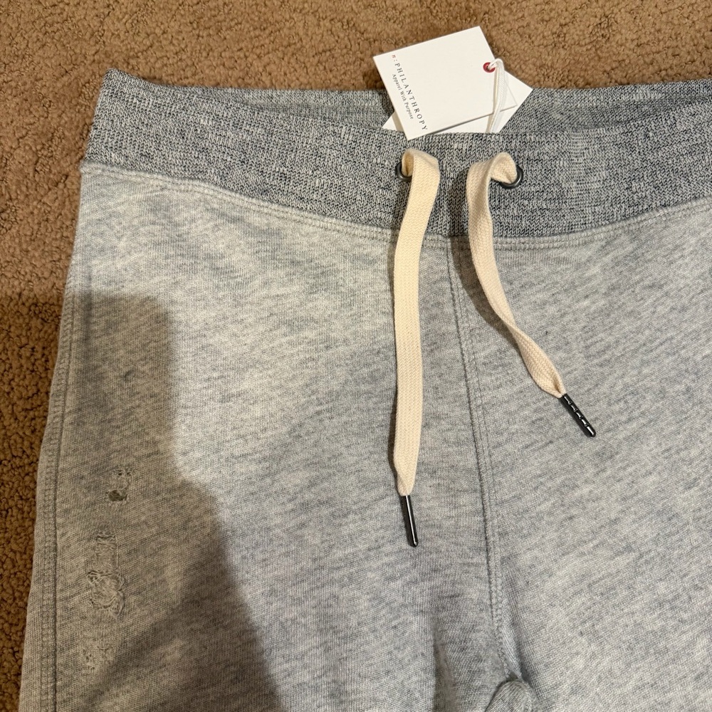 N:PHILANTHROPY | NWT Distressed Sweatpants, XS - Picture 5 of 7